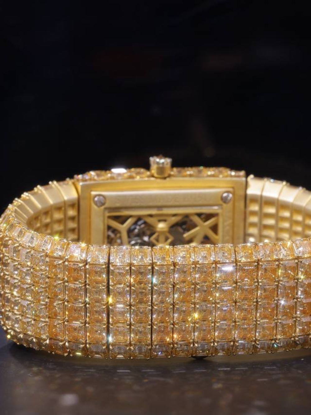 Luxury Iced-Out Moissanite Watch — Full Custom Look